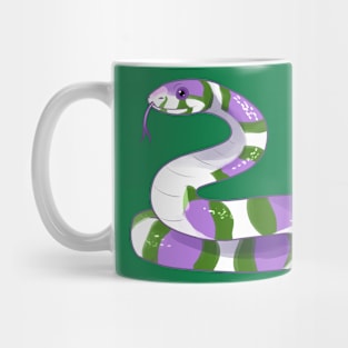 Genderqueer Snake Mug